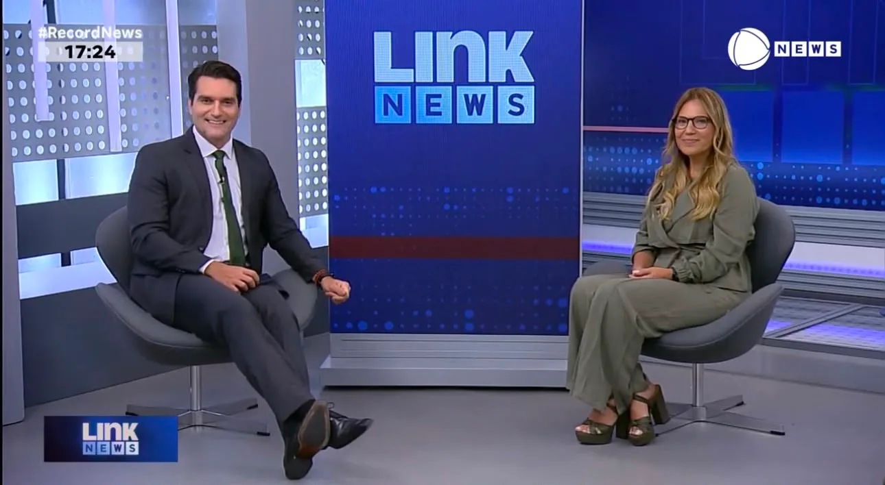Maria Stela Conte em entrevista para o Link News