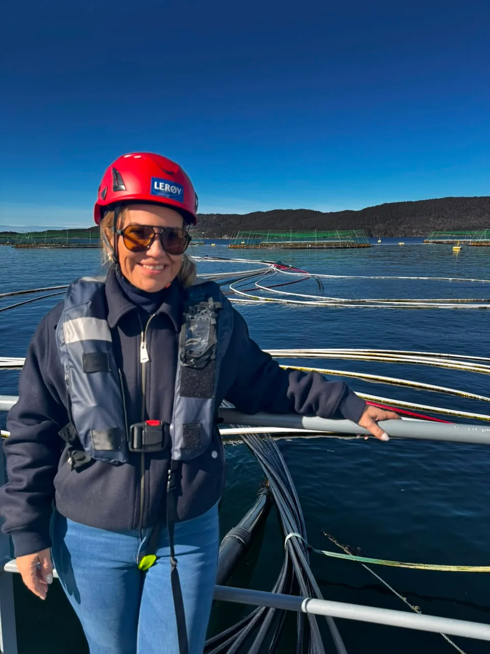 Maria Stela Conte em visita técnica